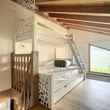La Plagne-les Coches Vue Mont Blanc 6 Pers Piscine Sauna Appartement La Plagne